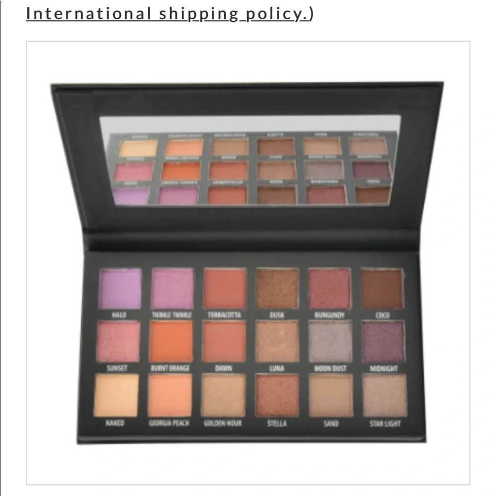 KAB‎ Cosmetics day + night eyeshadow palette brand new in box